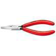 Плоскогубці фосфатовані, чорного кольору 125 мм Knipex 37 11 125