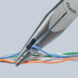 Плоские круглогубцы с режущими кромками в средней части 160 мм Knipex 27 01 160. Фото-5