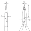 Плоские круглогубцы с режущими кромками в средней части 160 мм Knipex 27 01 160. Фото-6