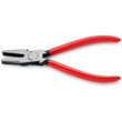 Плоскогубцы с гладкими губками фосфатированные, черного цвета 180 мм Knipex 20 01 180. Фото-3