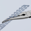 Плоскогубцы монтажные фосфатированные, черного цвета 280 мм Knipex 28 81 280. Фото-4