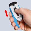 Інструмент для зачистки оптоволоконних кабелів Knipex 12 85 110 SB. Фото-4