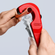 Труборез Knipex TubiX® для медных, латунных и нержавеющих труб, 6-35мм, 90 31 02 BK. Фото-12